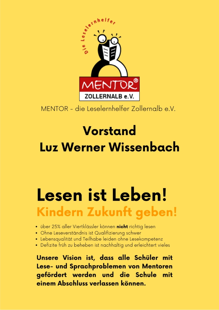 MENTOR-Vorstandsurkunde